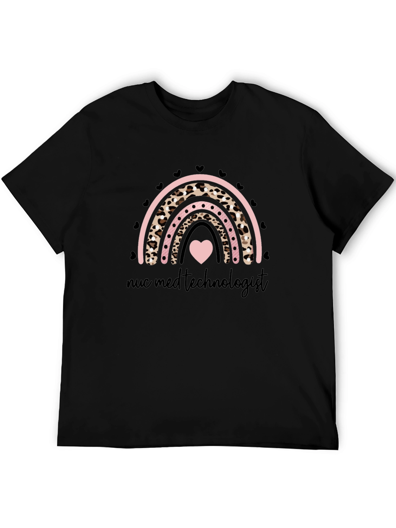 Nuc Med Technologist Rainbow Graphic Tee