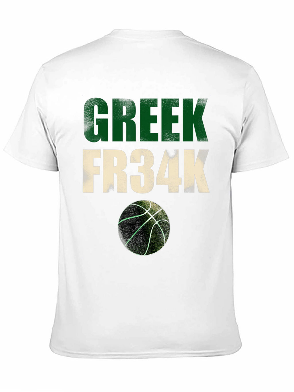 Greek Fr34k Basketball Graphic Tee