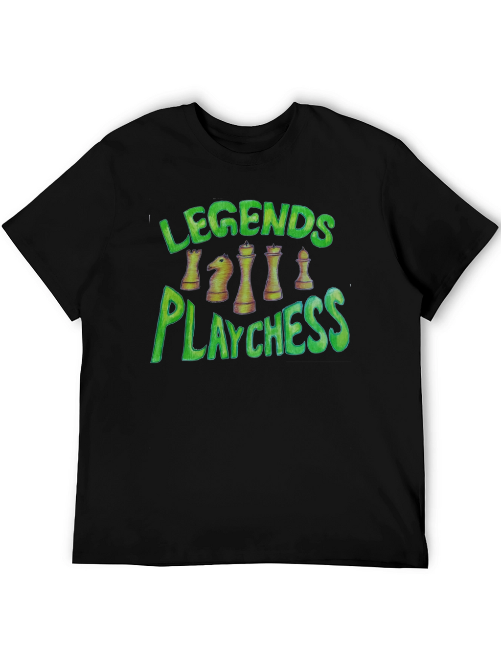 Legends Play Chess Graphic T-Shirt