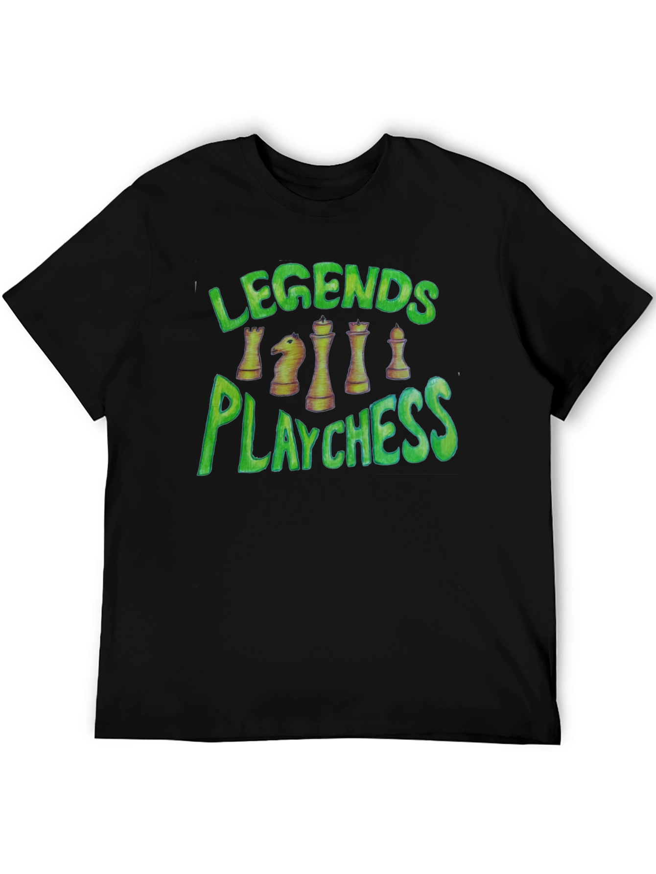 Legends Play Chess Graphic T-Shirt