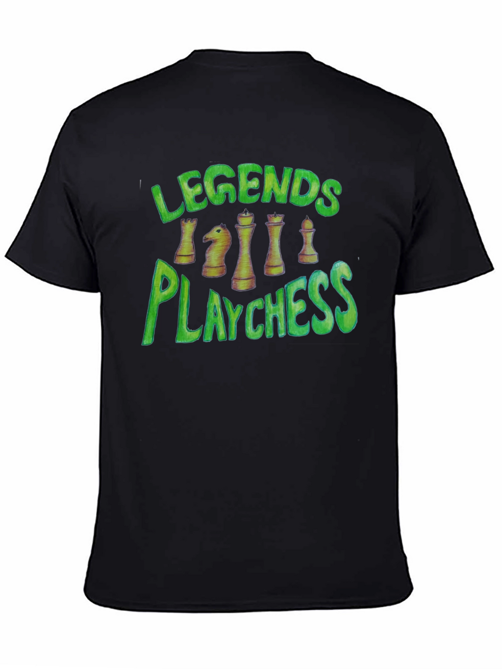 Legends Play Chess Graphic T-Shirt