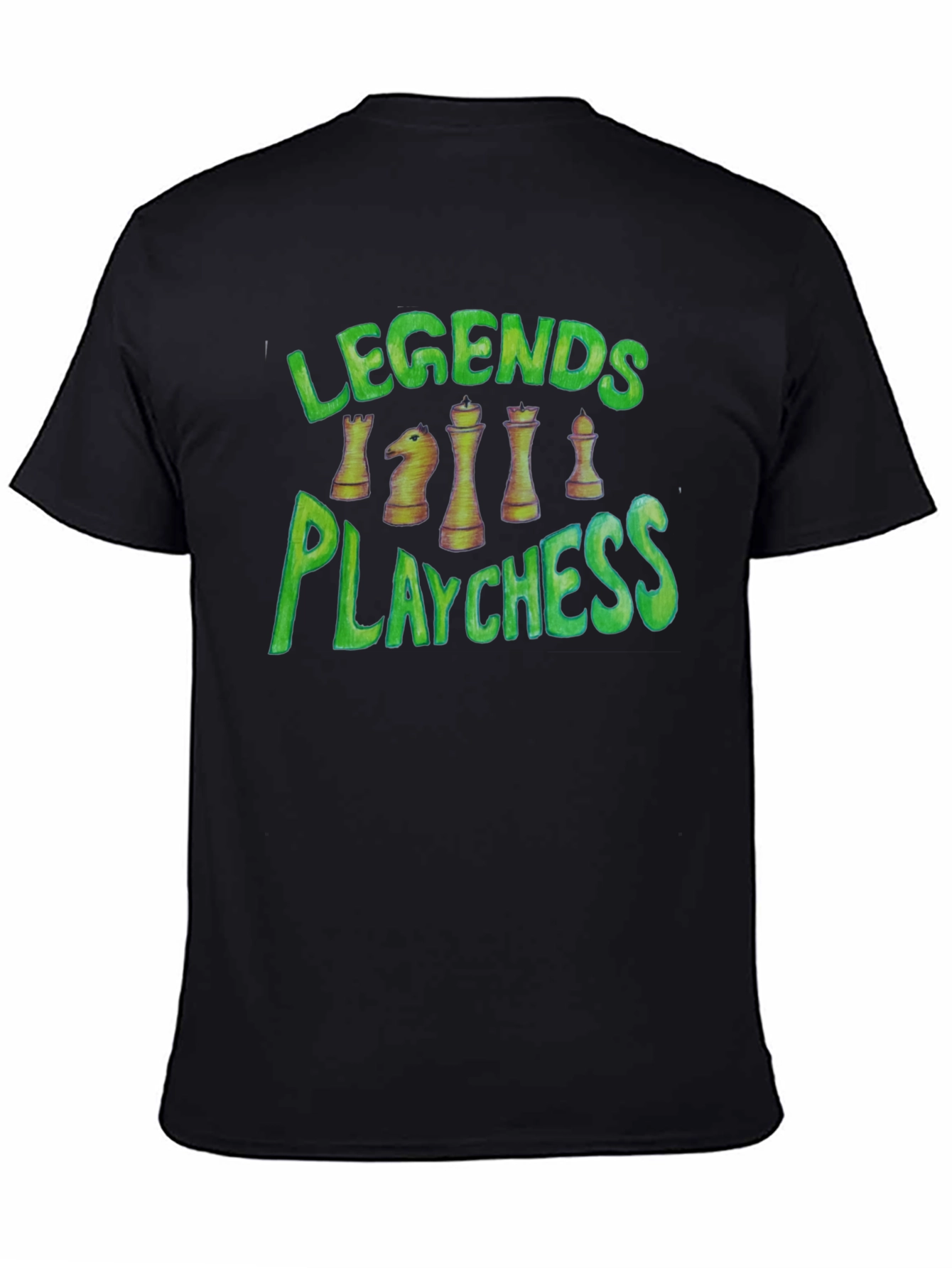Legends Play Chess Graphic T-Shirt