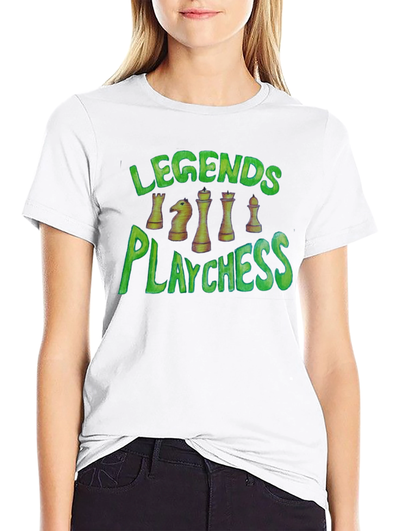 Legends Play Chess Graphic T-Shirt
