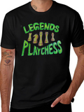 Legends Play Chess Graphic T-Shirt