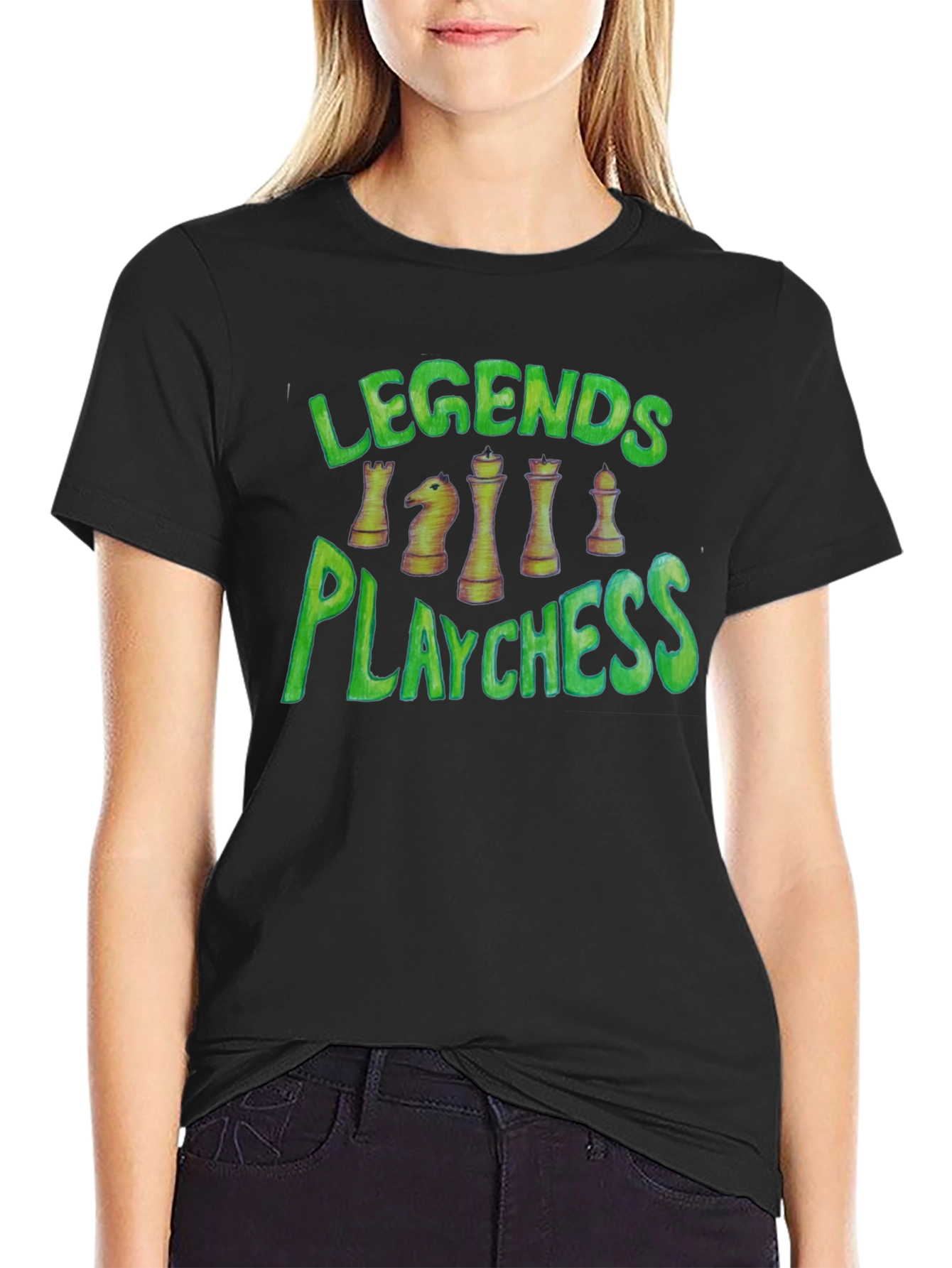 Legends Play Chess Graphic T-Shirt