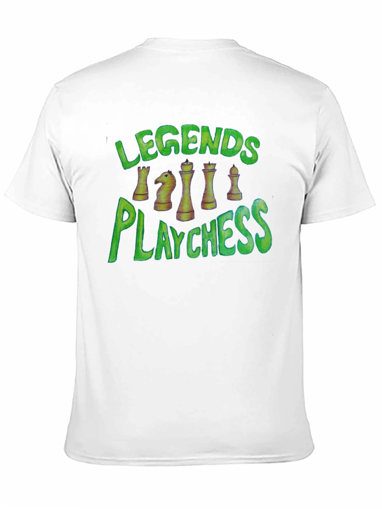 Legends Play Chess Graphic T-Shirt