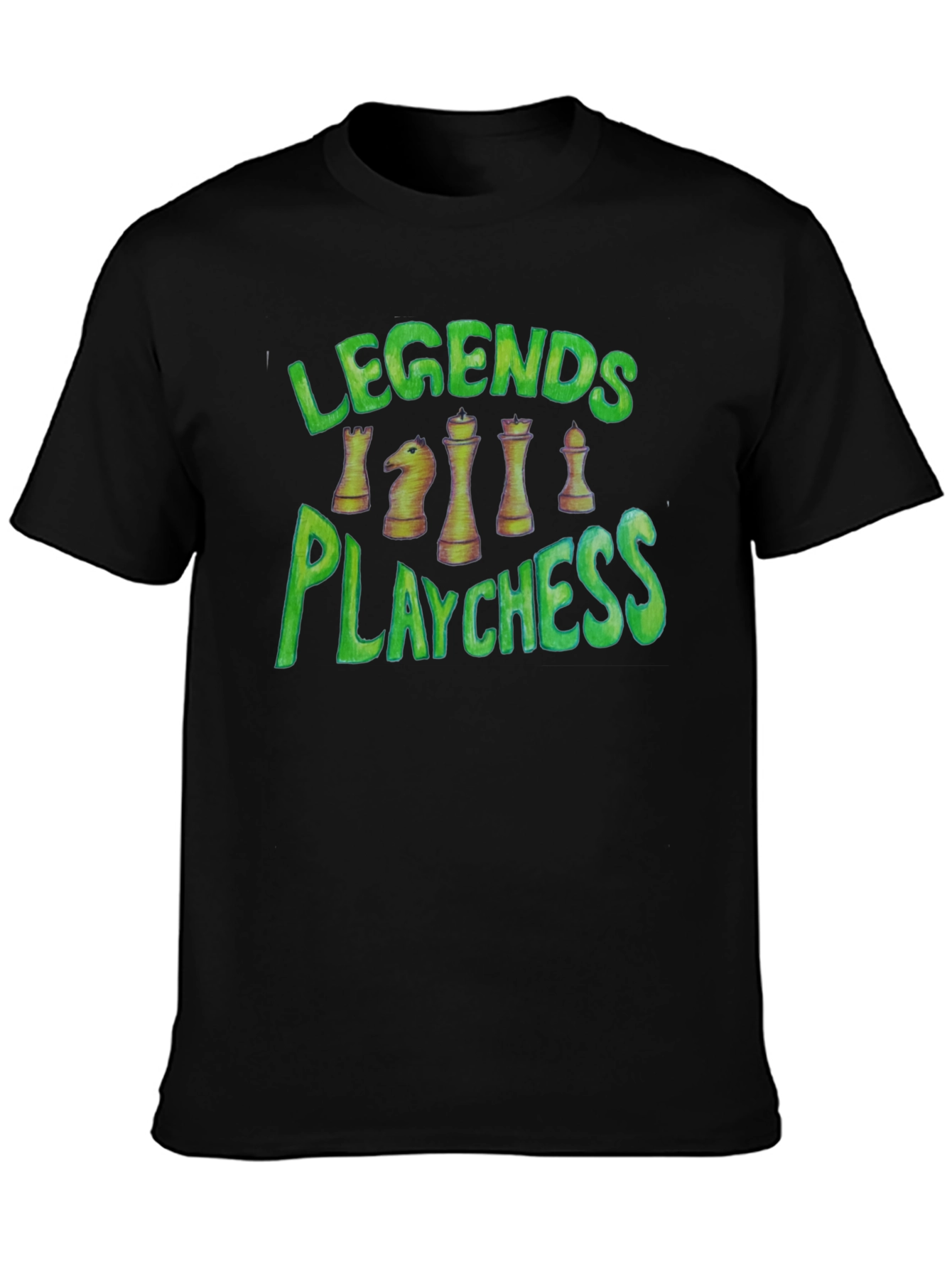 Legends Play Chess Graphic T-Shirt