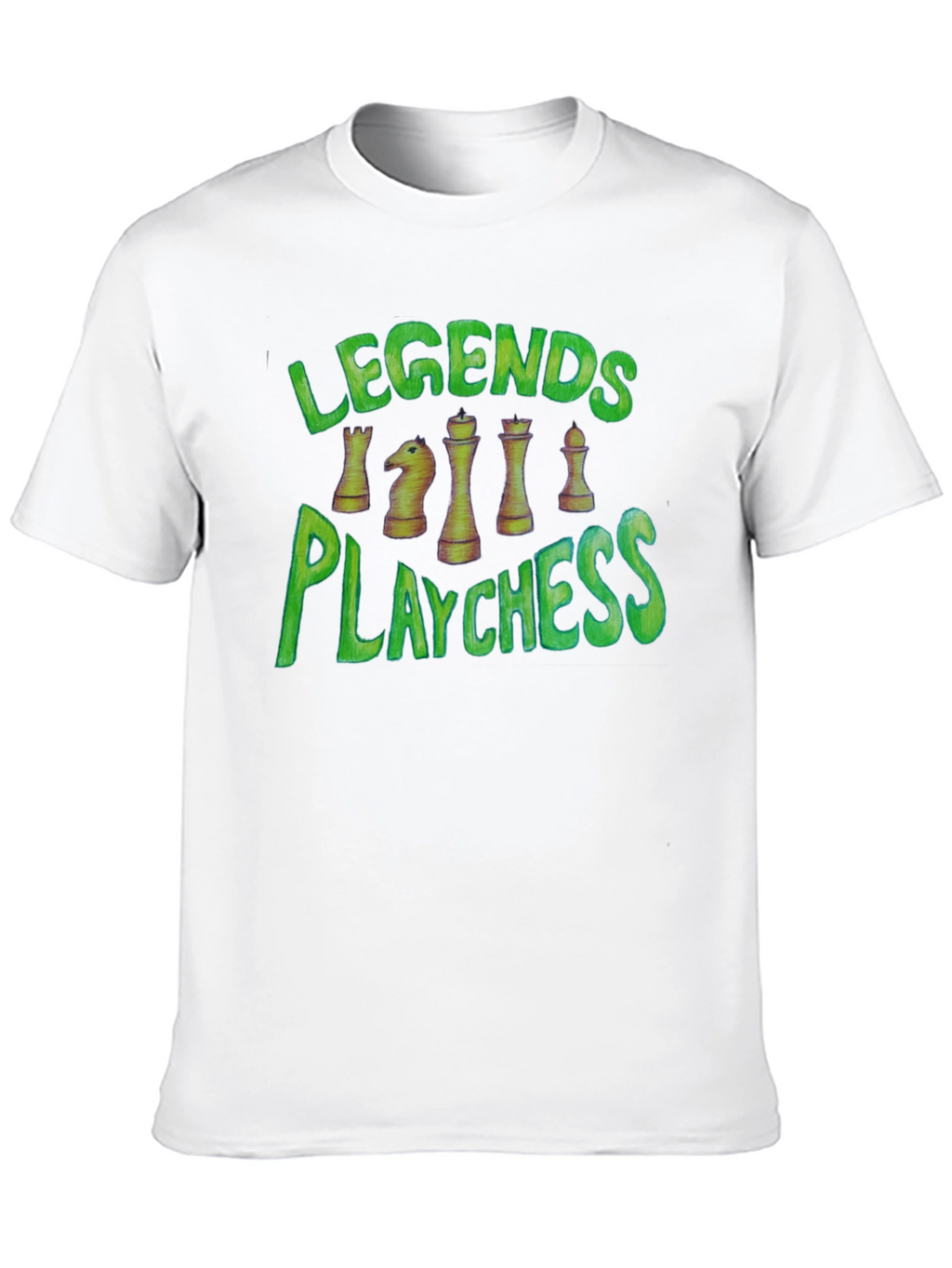 Legends Play Chess Graphic T-Shirt