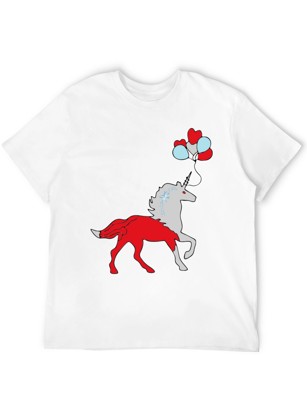 Unicorn Balloon Graphic Tee