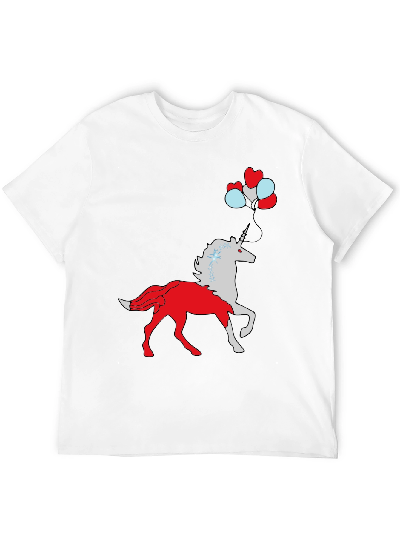 Unicorn Balloon Graphic Tee