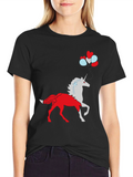 Unicorn Balloon Graphic Tee