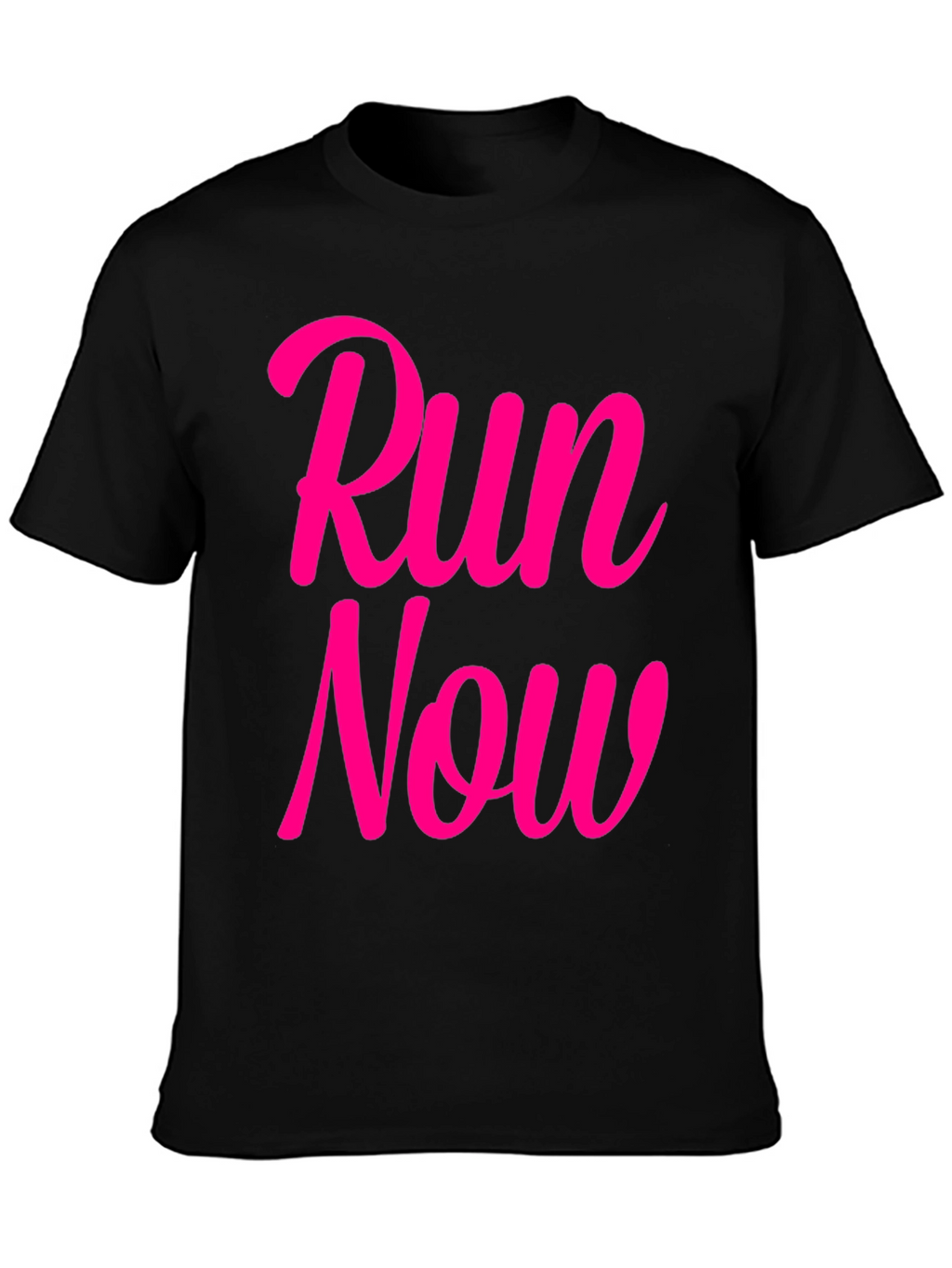 Run Now Black T-Shirt