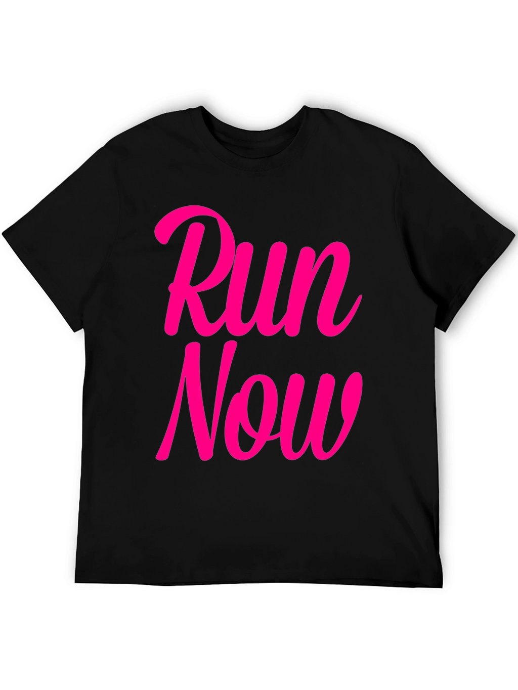 Run Now Black T-Shirt