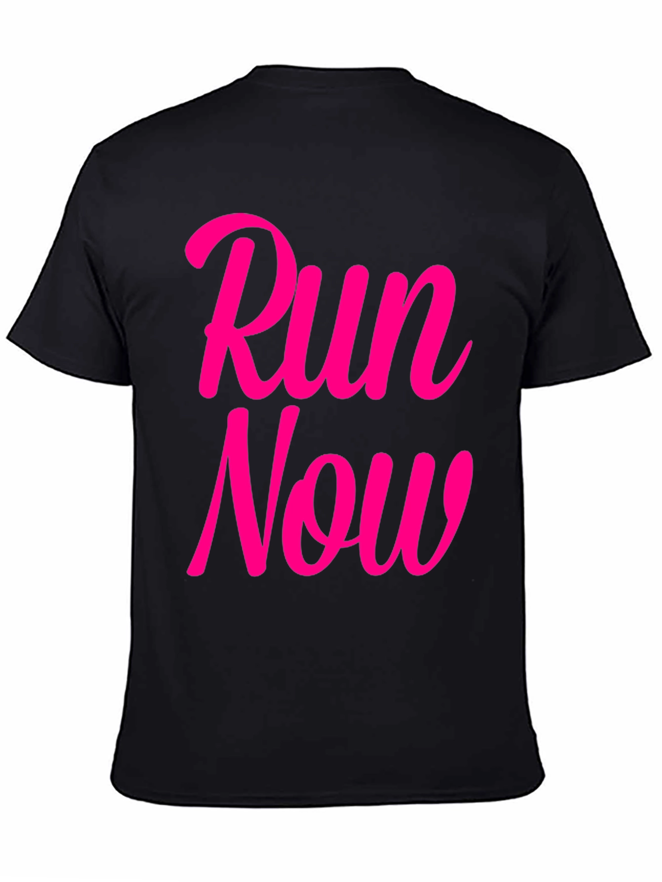 Run Now Black T-Shirt