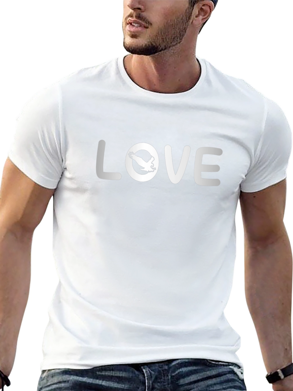 Love Bird Graphic T-Shirt - Stylish Mens Tee