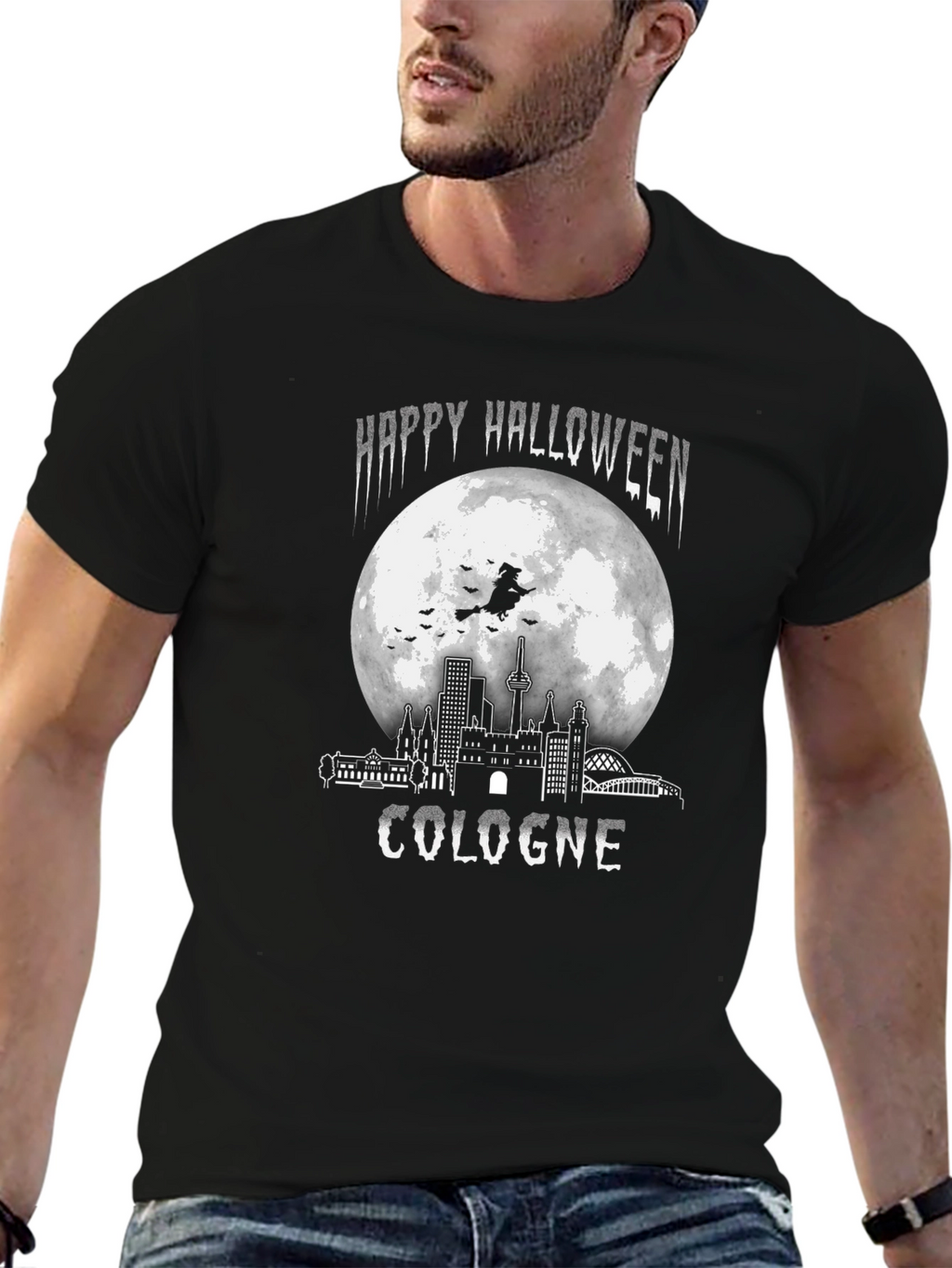 Happy Halloween Cologne Germany T-Shirt