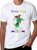 Mardi Gras T-Rex 2022 Graphic Tee