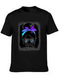 Suicide Awareness Messy Bun Graphic Tee