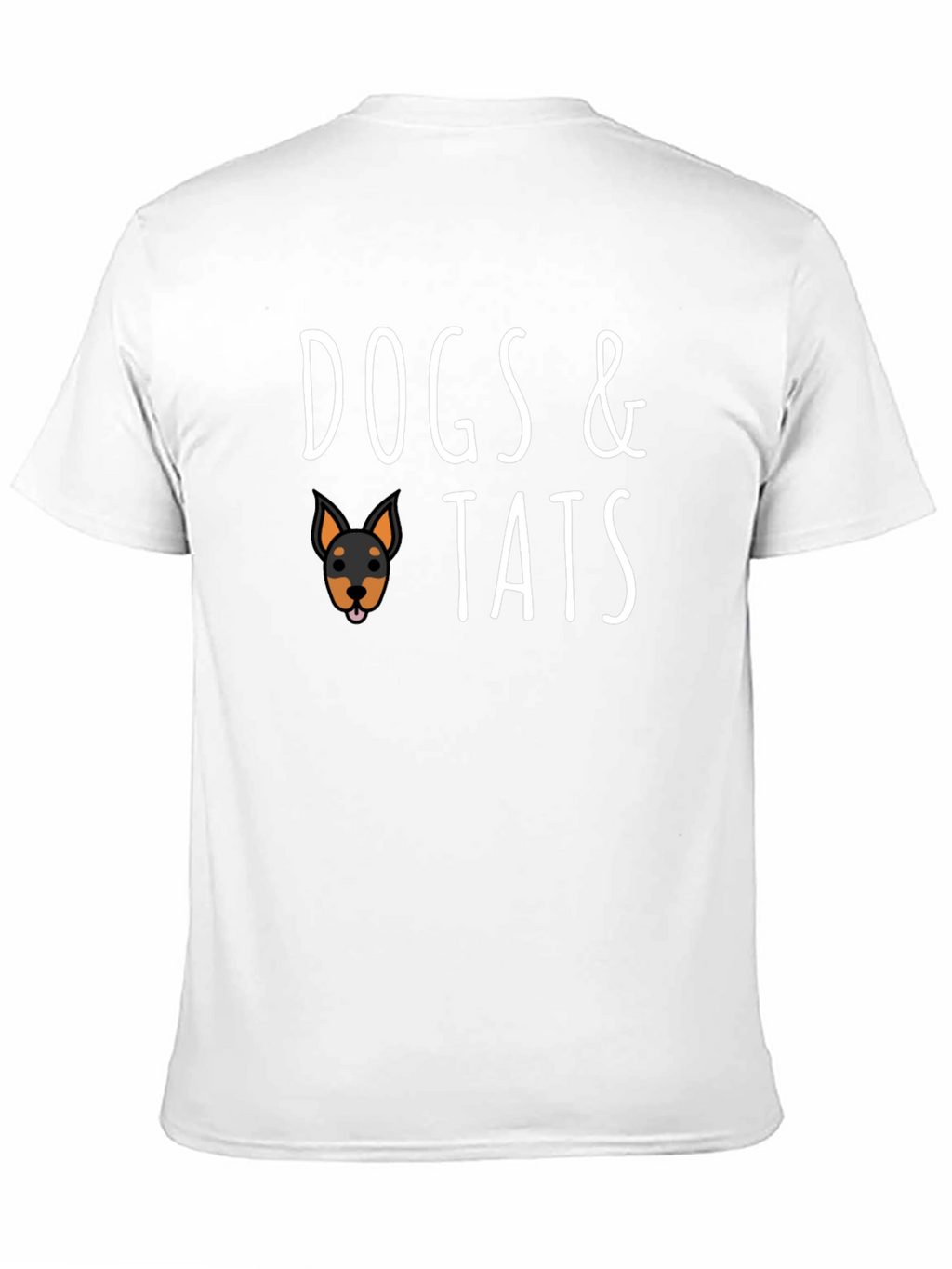 Dogs & Tats Black Graphic T-Shirt