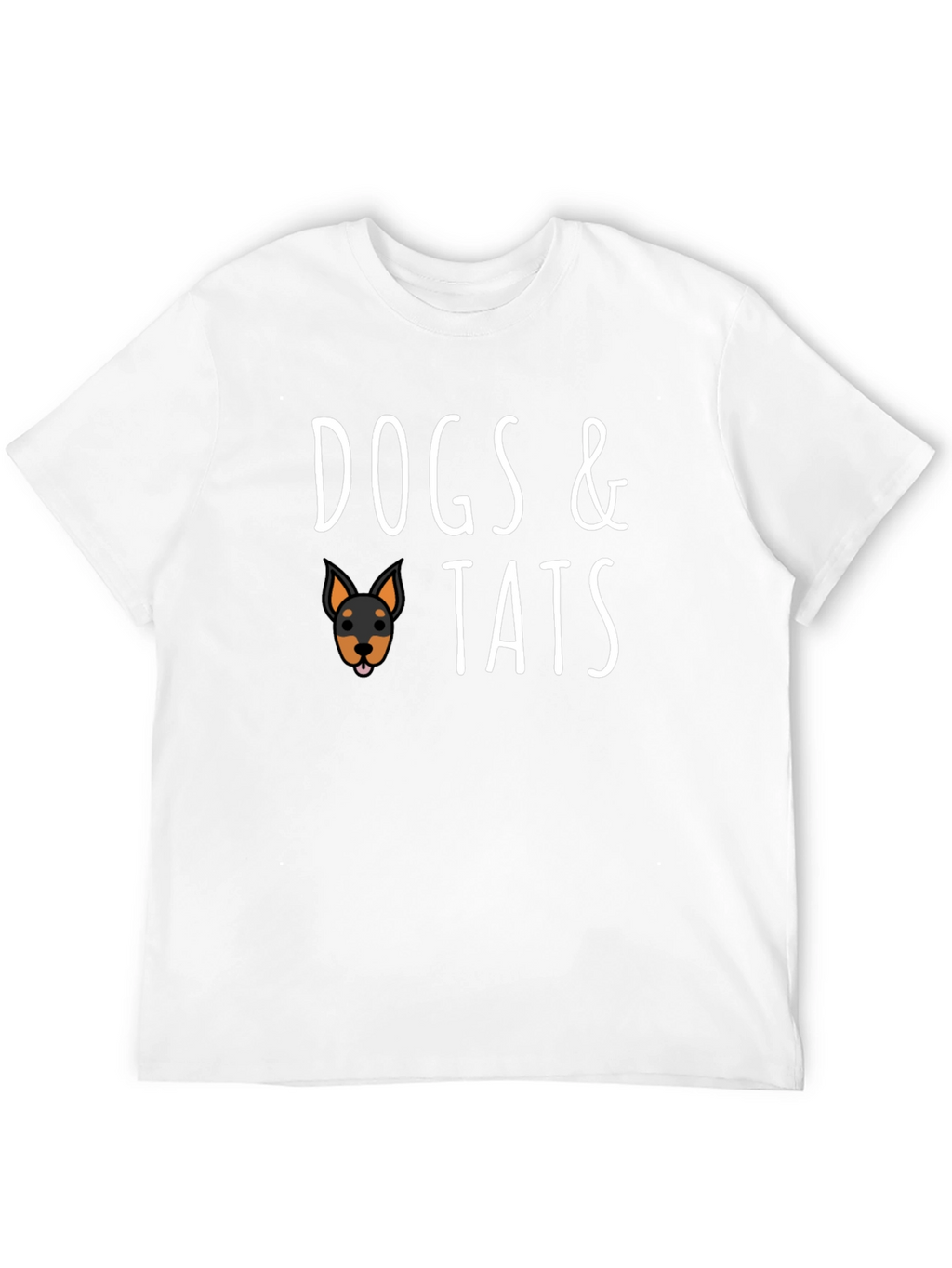Dogs & Tats Black Graphic T-Shirt