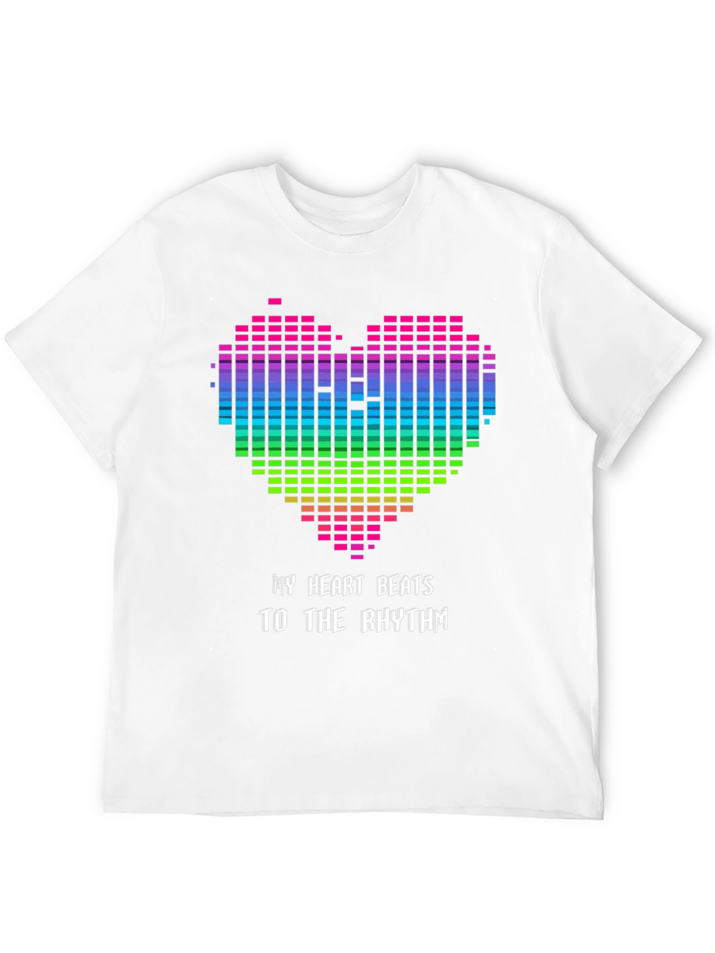 My Heart Beats T-Shirt - Rhythm Graphic Tee