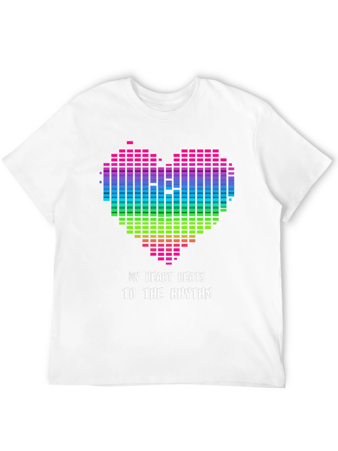 My Heart Beats T-Shirt - Rhythm Graphic Tee