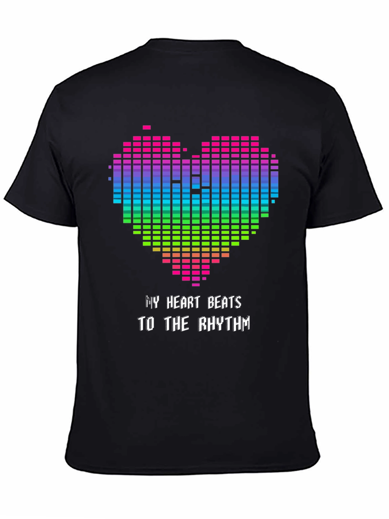 My Heart Beats T-Shirt - Rhythm Graphic Tee