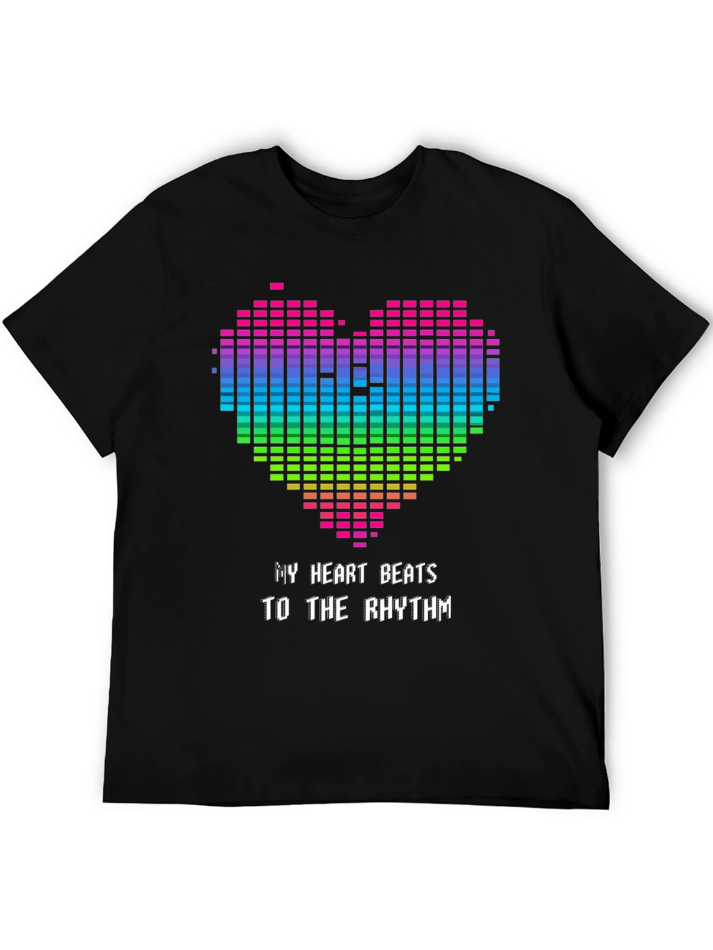 My Heart Beats T-Shirt - Rhythm Graphic Tee