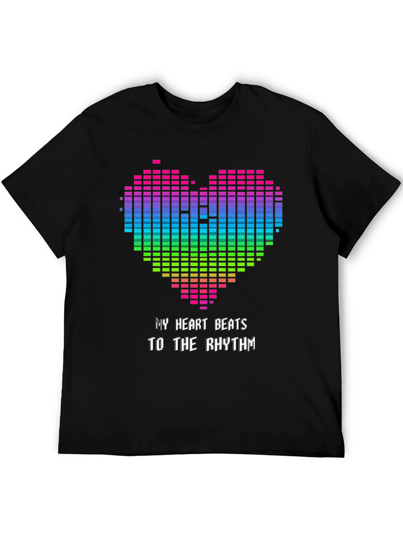 My Heart Beats T-Shirt - Rhythm Graphic Tee