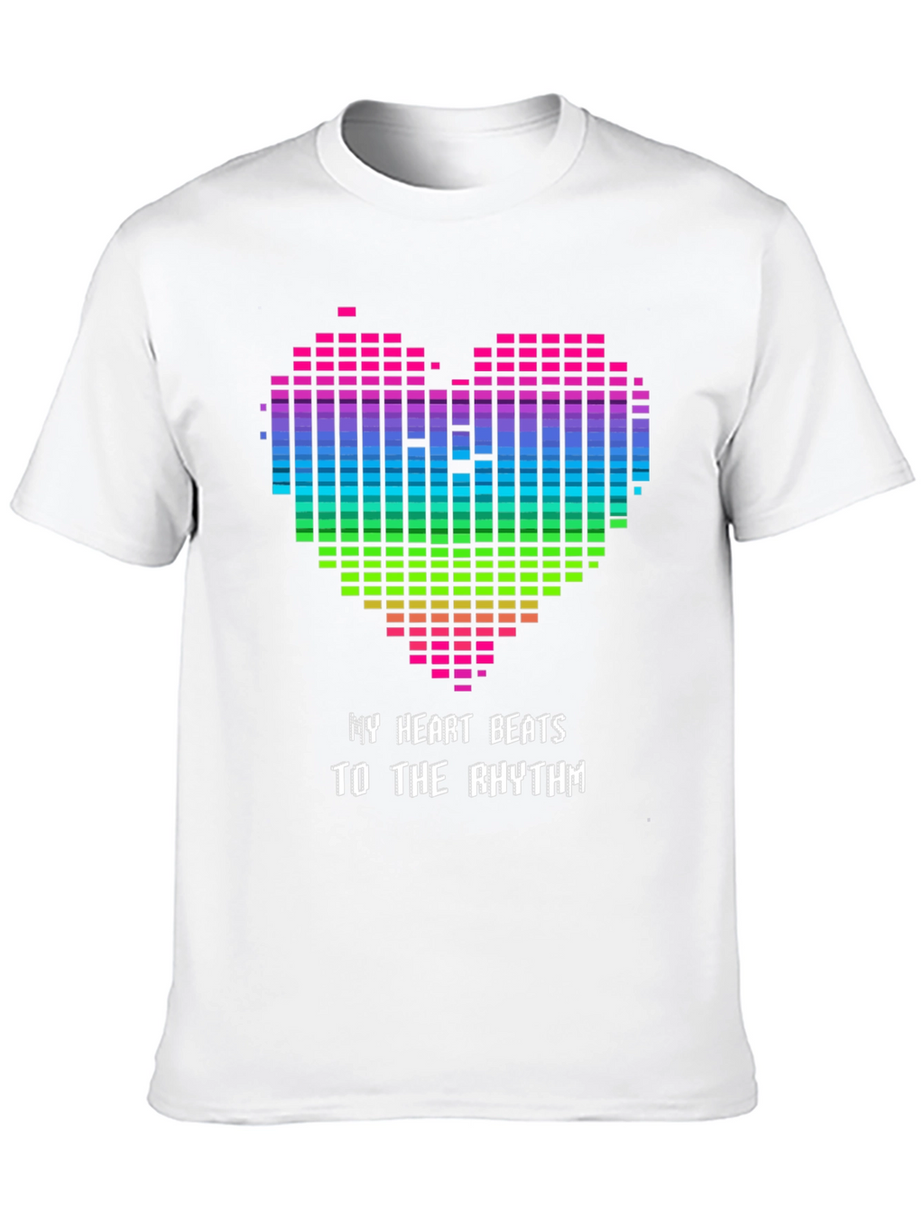 My Heart Beats T-Shirt - Rhythm Graphic Tee