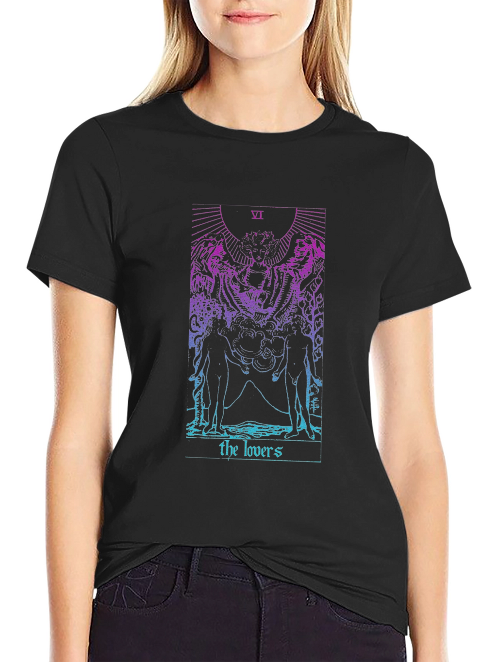 The Lovers Tarot Card T-Shirt