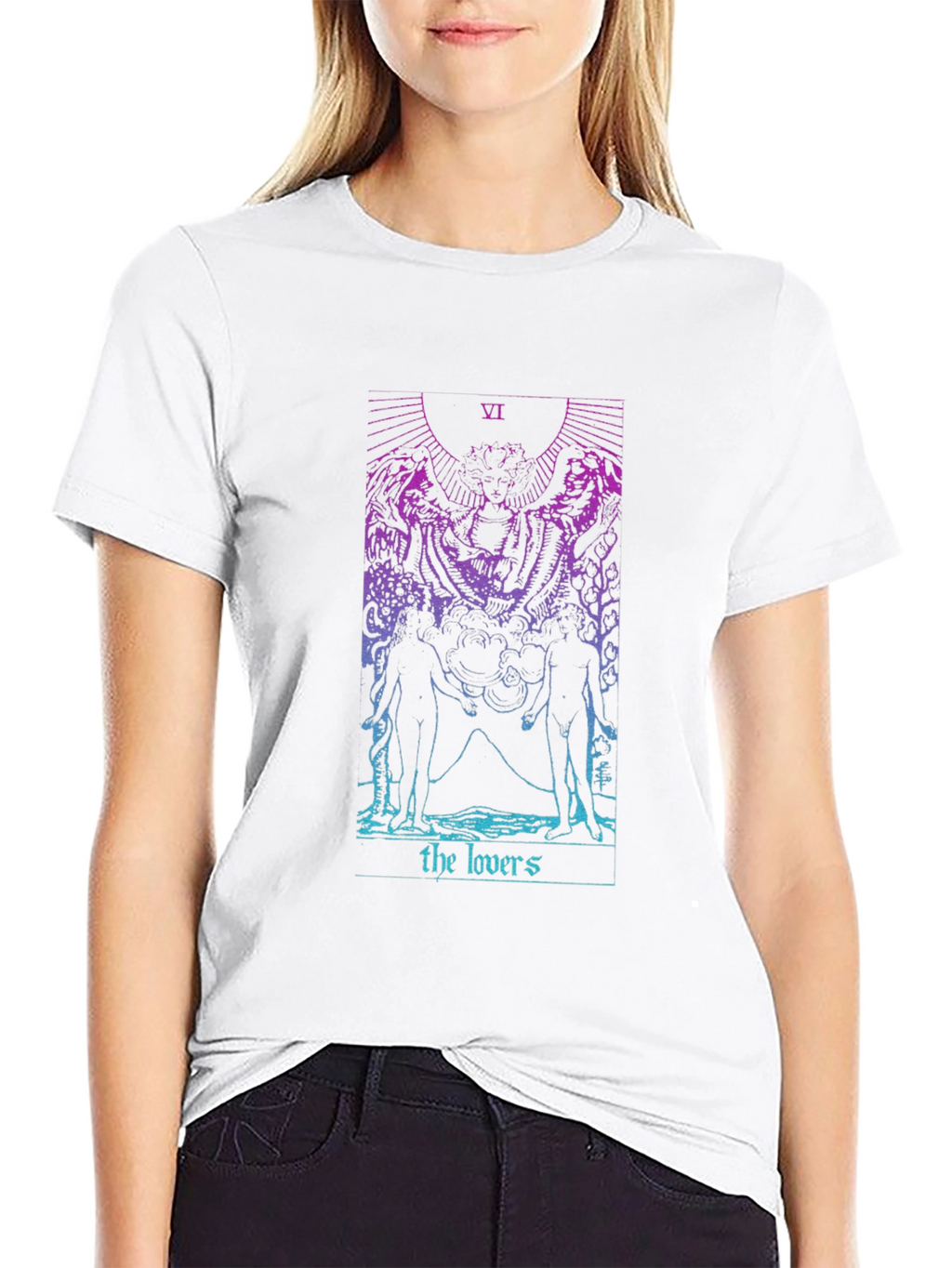 The Lovers Tarot Card T-Shirt