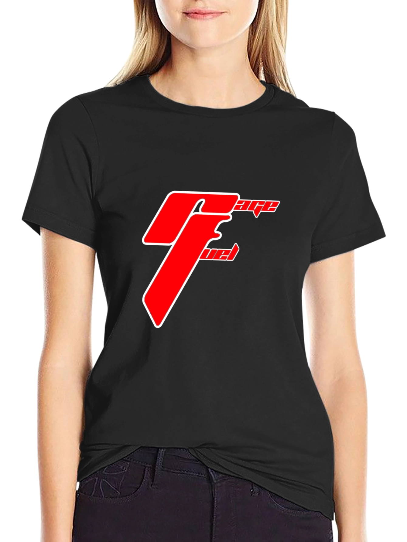 Fuel Garage T-Shirt - Bold Red Design