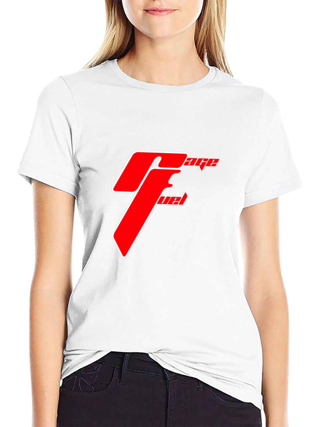 Fuel Garage T-Shirt - Bold Red Design