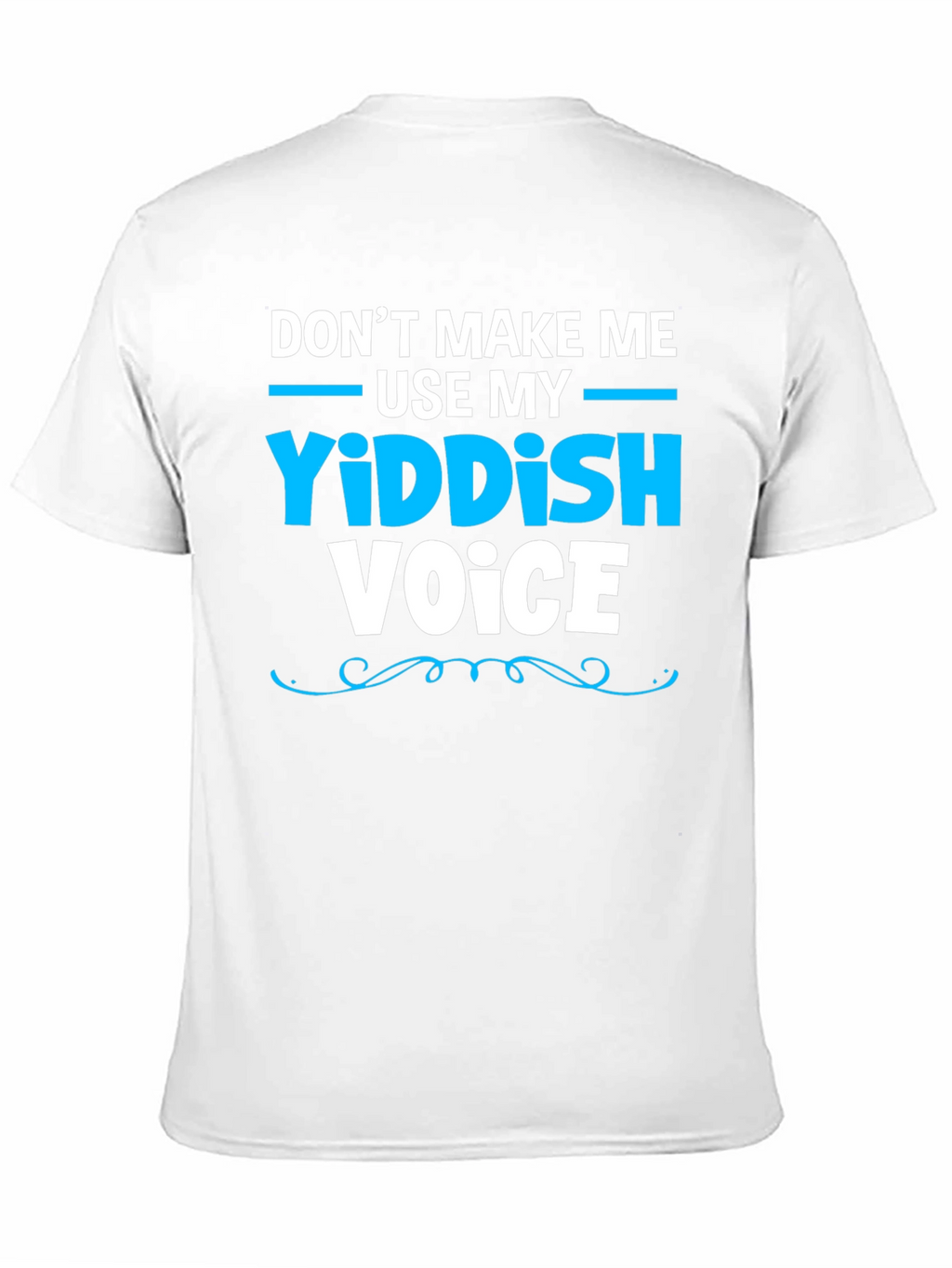 Yiddish Voice Graphic Tee Funny Jewish T-Shirt