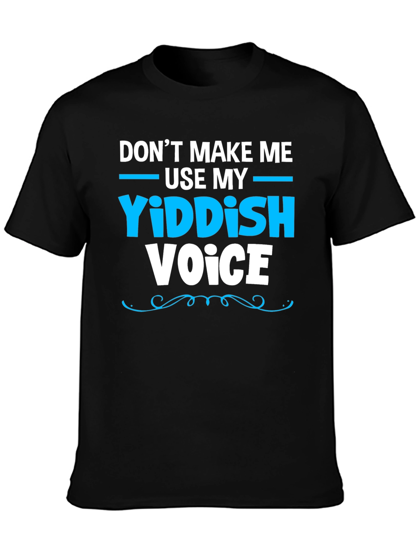 Yiddish Voice Graphic Tee Funny Jewish T-Shirt
