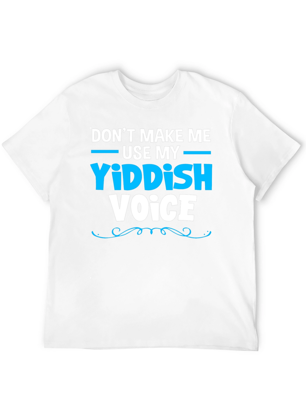 Yiddish Voice Graphic Tee Funny Jewish T-Shirt