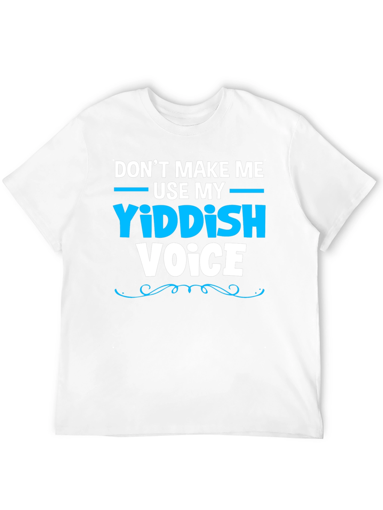 Yiddish Voice Graphic Tee Funny Jewish T-Shirt