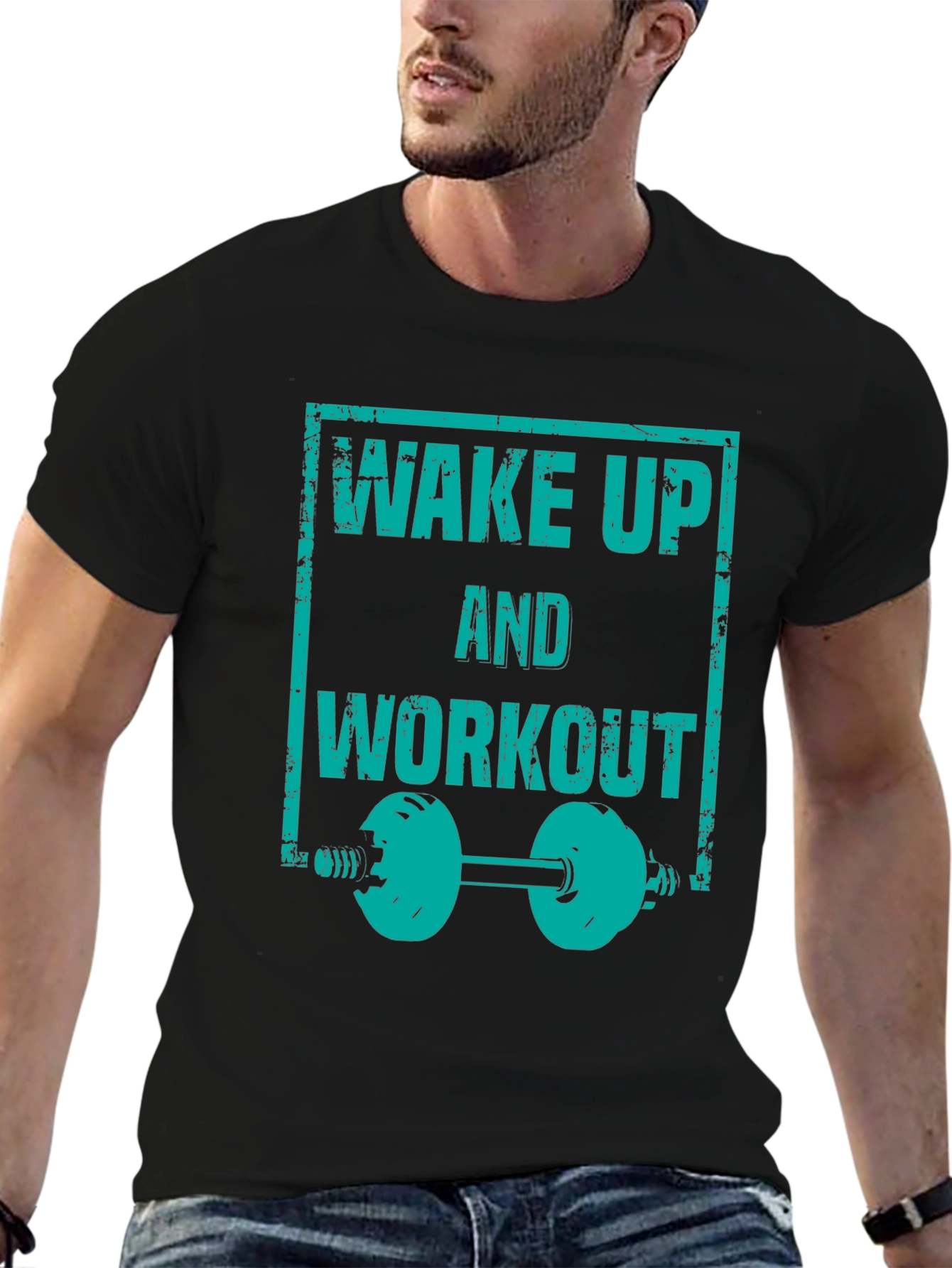 Wake Up and Workout Graphic Tee