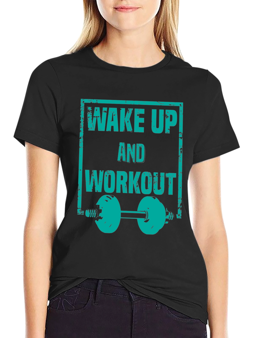 Wake Up and Workout Graphic Tee