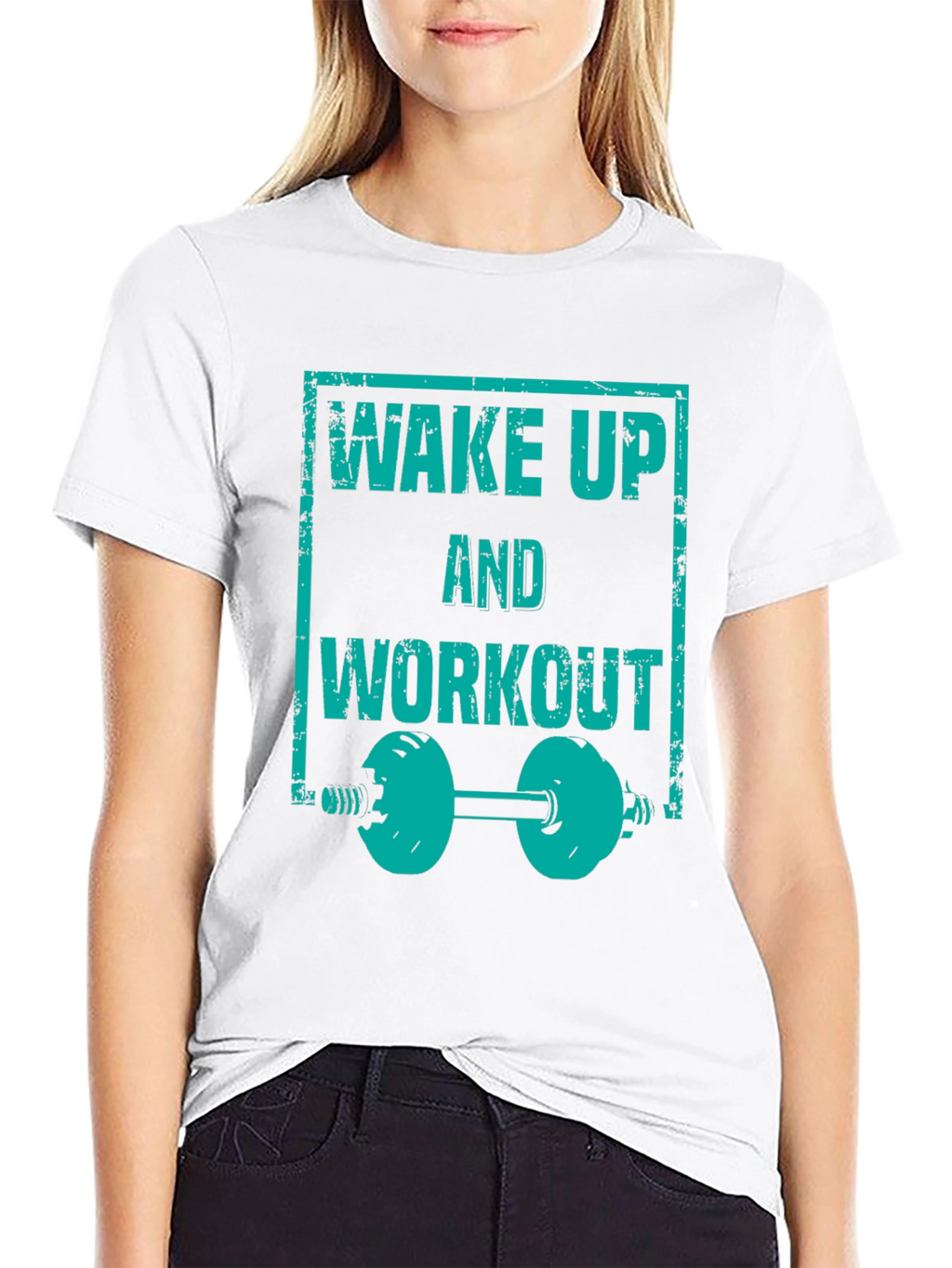 Wake Up and Workout Graphic Tee