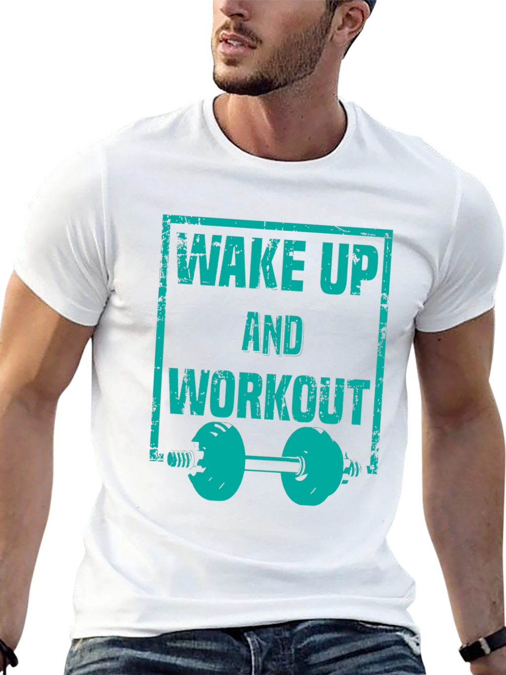 Wake Up and Workout Graphic Tee