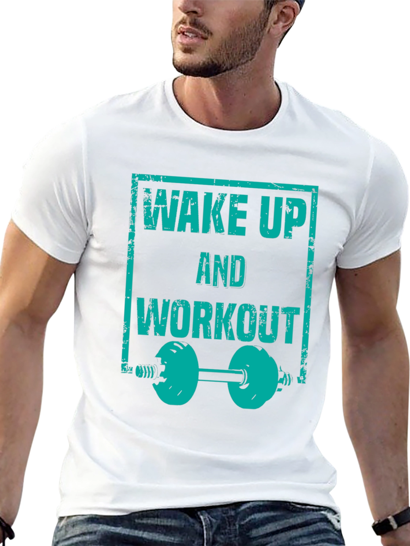 Wake Up and Workout Graphic Tee