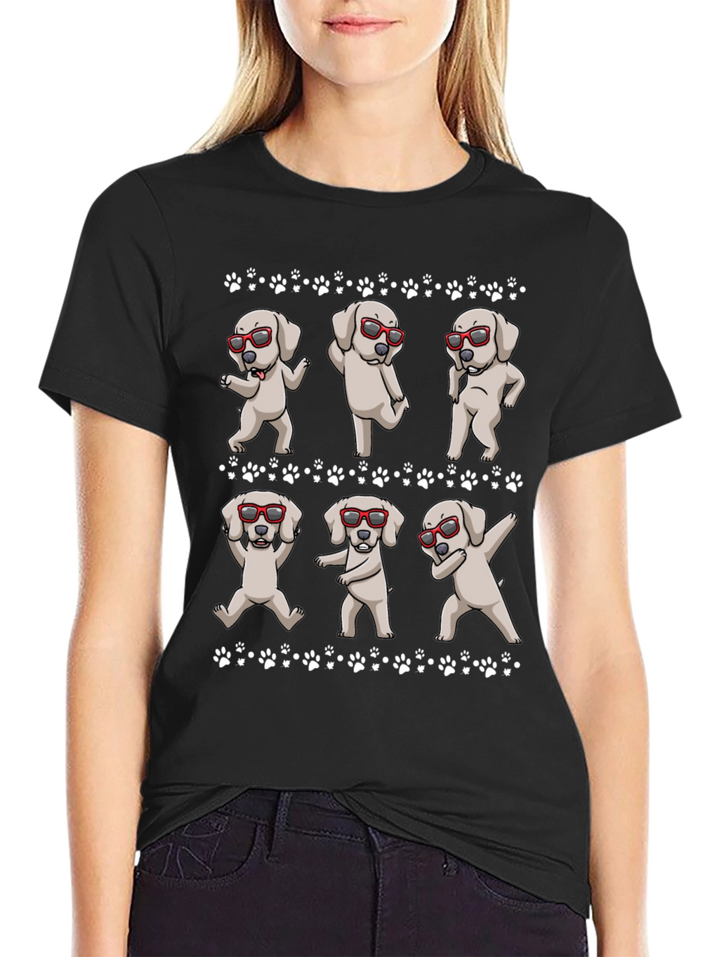 Dabbing Dog T-Shirt - Trendy & Fun!