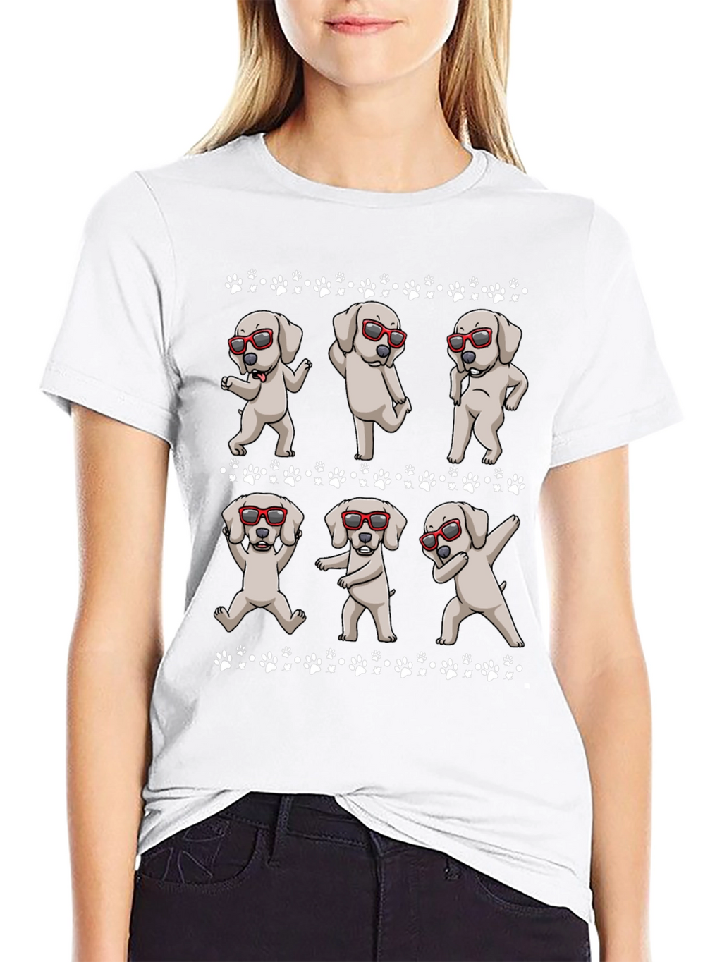 Dabbing Dog T-Shirt - Trendy & Fun!