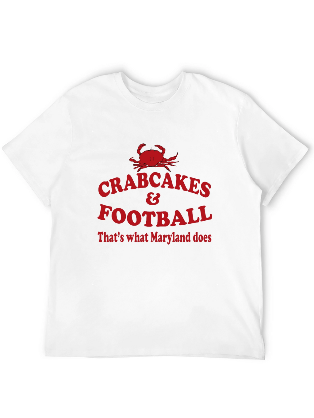 Maryland Pride Crab Cakes & Football T-Shirt