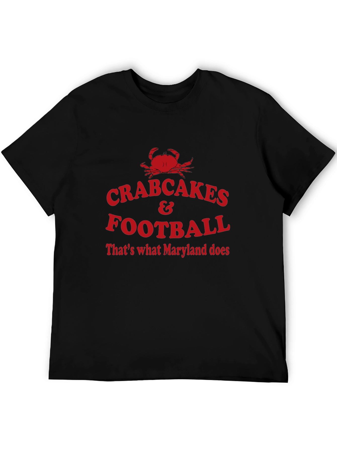 Maryland Pride Crab Cakes & Football T-Shirt