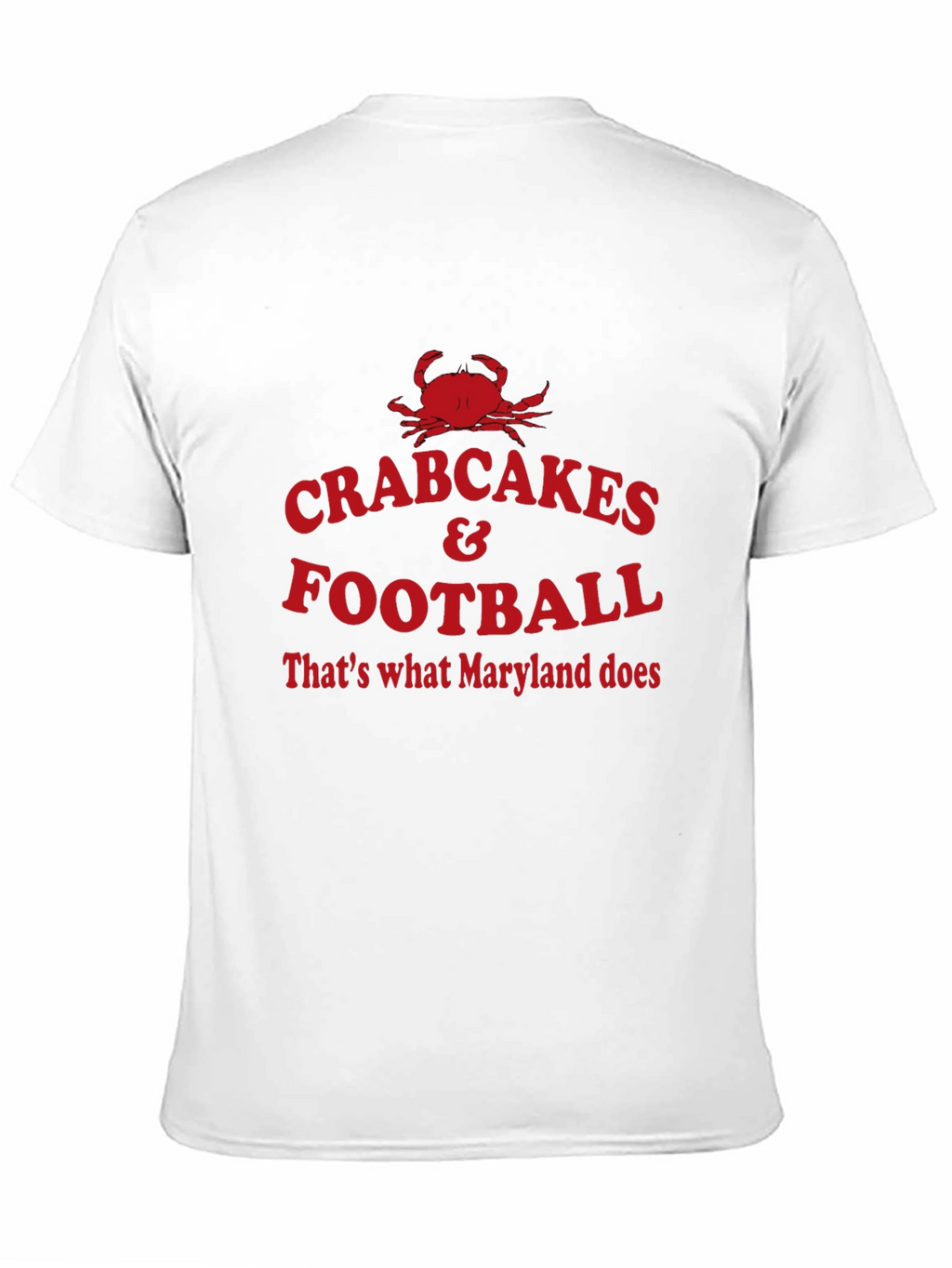 Maryland Pride Crab Cakes & Football T-Shirt