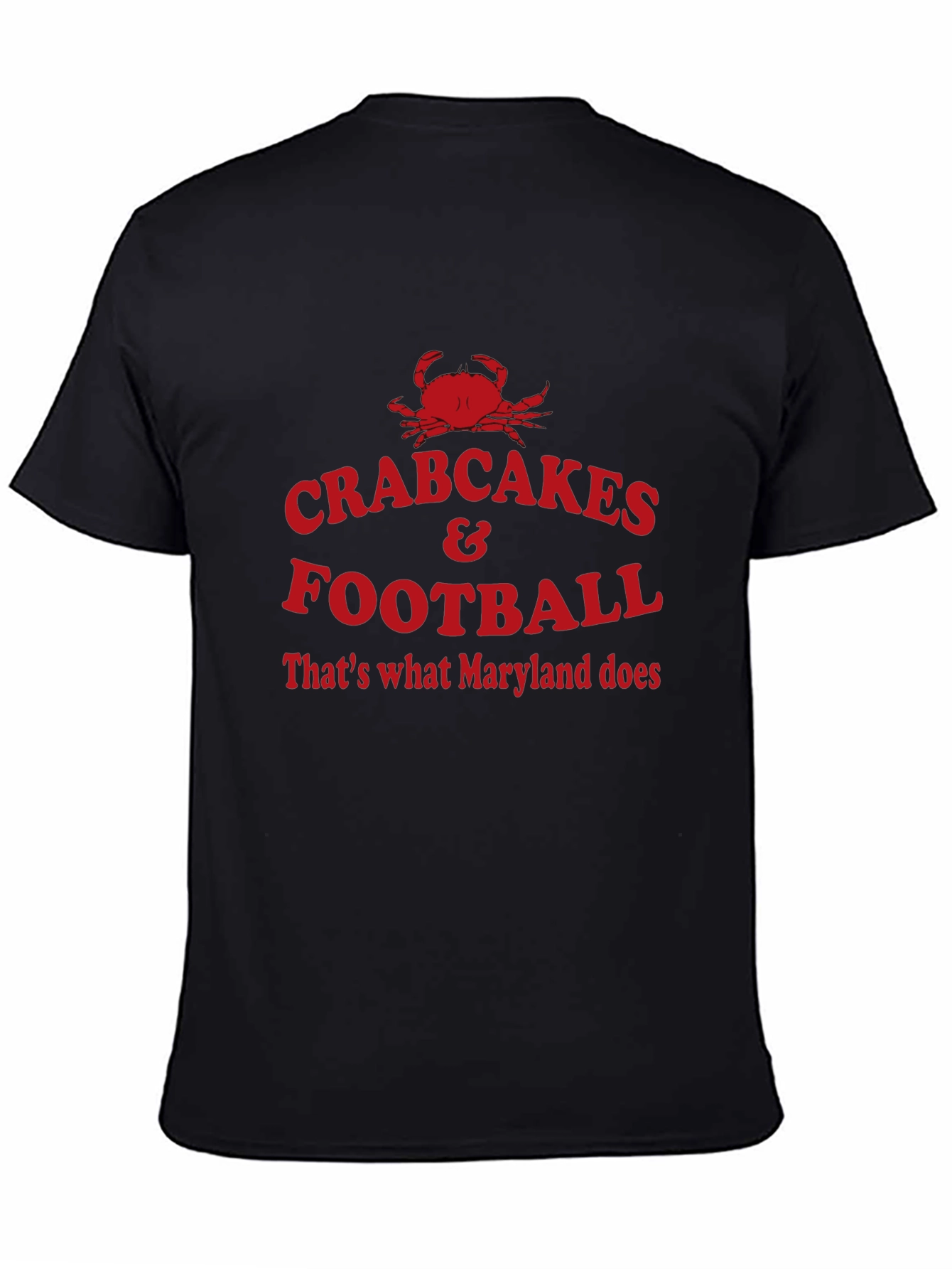 Maryland Pride Crab Cakes & Football T-Shirt