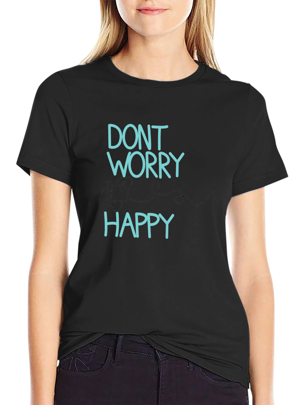 Dont Worry Be Happy Graphic T-Shirt